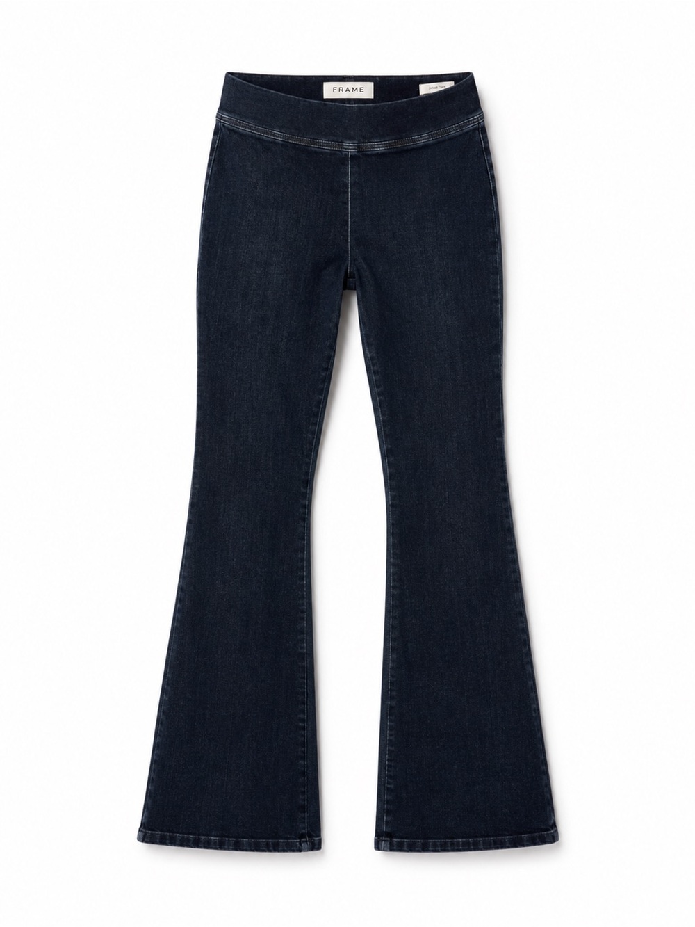 FRAME The Jetset High Rise Flare Pull On Jeans • Size 29/2 • Indigo NWT Sold Out - Picture 4 of 5